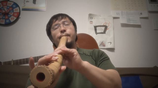 1.9' Japanese Jinashi Shakuhachi 梁祝 Butterfly Lovers OST Sound Demo by tkviper.com смотреть онлайн
