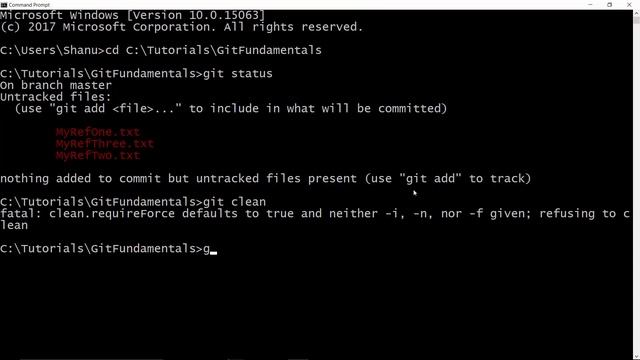 Git Fundamentals - Chapter 9 - How to clean directory using git clean? смотреть онлайн