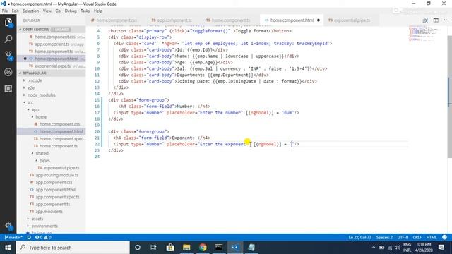 Angular 9 Tutorial - 19 - Custom Pipes in Angular | How to create custom pipes in angular смотреть онлайн