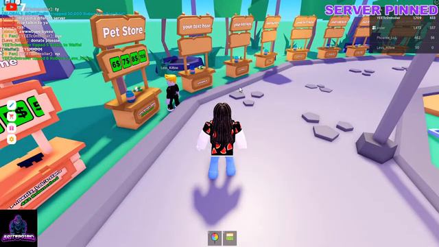 Robux GIVEAWAY!! in Pls Donate (LIVE) смотреть онлайн