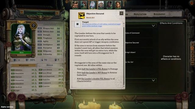 Warhammer 40,000: Rogue Trader Alpha - Party Members Overview смотреть онлайн