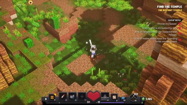 Minecraft dungeons ps5 смотреть онлайн