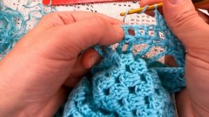 Как набрать узор от проймы для рукава , вязание крючком