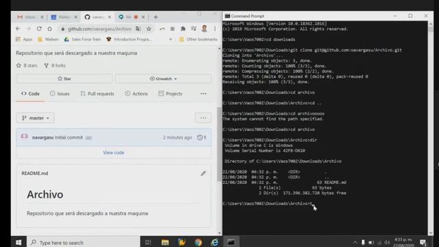 Enlazar Directorio en GitHub con Directorio Local смотреть онлайн
