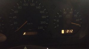 Сброс ТО после замены масла Мерседес W163