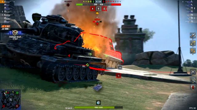 Chieftain Mk.6 & Emil 2 & ST-I - World of Tanks Blitz смотреть онлайн