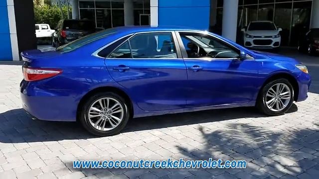 USED 2015 TOYOTA CAMRY SE at Lou Bachrodt Coco Creek CHEVY #PC968161 смотреть онлайн