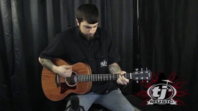TJ's Music Demos: Taylor GS Mini Mahogany Acoustic Guitar смотреть онлайн