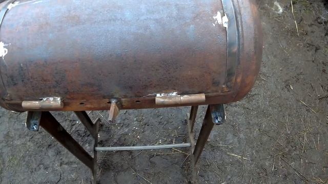 Саморобний, розборний мангал із газового балона! смотреть онлайн