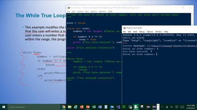 1436 Class Recording - Chapter 3 While True Loop смотреть онлайн