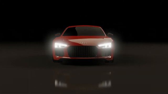 Audi R8 Blender turnaround смотреть онлайн