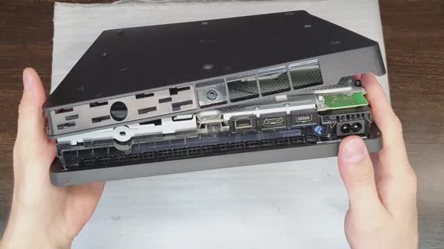 т.о. PS41 PS4 PlayStation 4 disassembly, cleaning, replacement of thermal paste. замена термопасты смотреть онлайн
