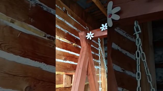 Моем садовые качели!Весенние работы? смотреть онлайн