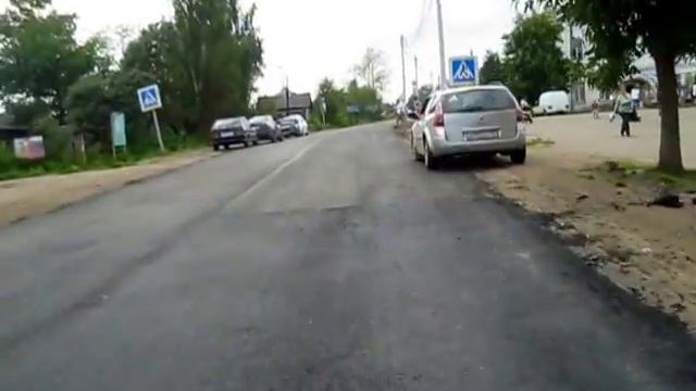 Завершение ремонта дороги на проспекте Ленина. смотреть онлайн