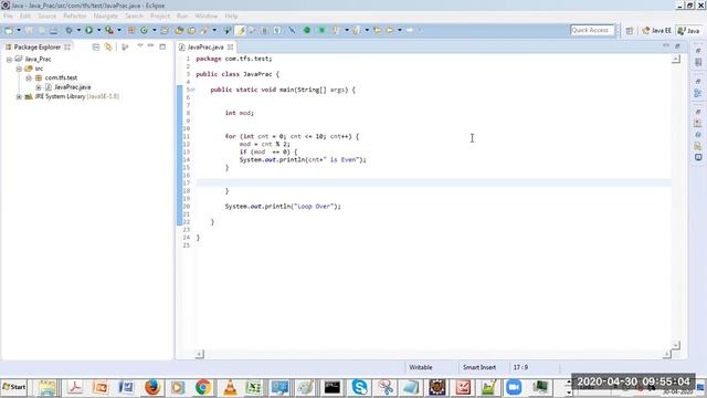 JAVA Learn the TRICK to TWEAK FOR Loop and print all EVENs Part 2 смотреть онлайн