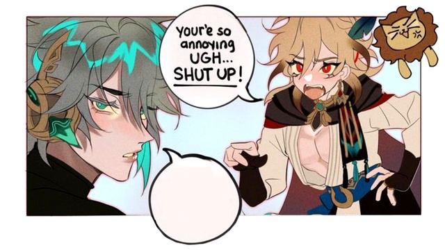 Alhaitham X Kaveh - Genshin Impact Comic Dub Ita - N&N - Original by buruchii смотреть онлайн