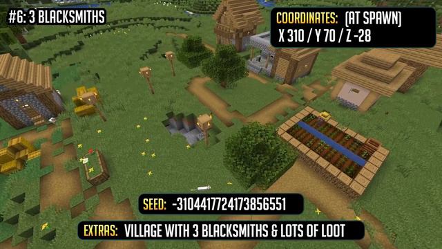 TOP 10: VILLAGE SEEDS FOR 1.17 ✨ Minecraft 1.17.1 ✨ ErikOnHisPeriod смотреть онлайн