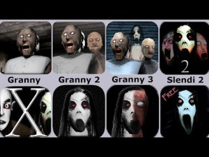 Granny,Granny 2,Granny 3,Slendrina X,The Child Of Slendrina,Slendrina The Cellar