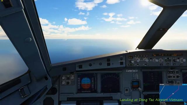 MSFS 2020 Landing at Dong Tac Airport Vietnam ULTRA смотреть онлайн