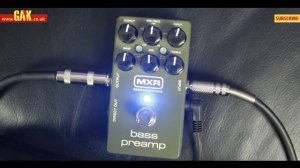 MXR M81 Bass Preamp MXR M81 Bass Preamp Demo Review