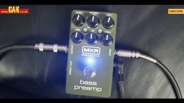 MXR M81 Bass Preamp MXR M81 Bass Preamp Demo Review