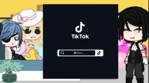 Реакция "Тёмный дворецкий" на тт Black butler react to tt _Gacha club_