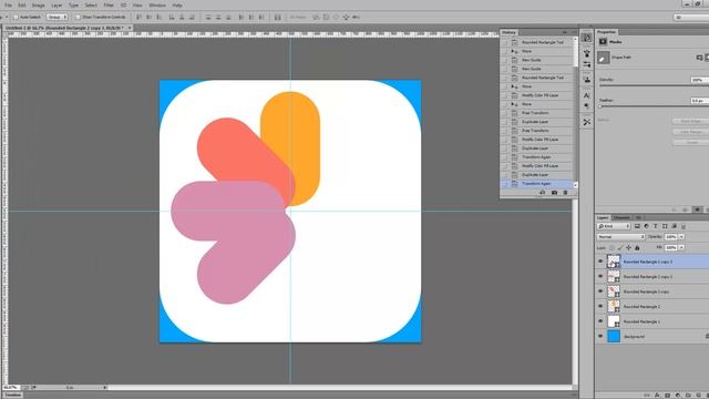 Урок Фотошоп. Создание простой иконки iOS 7 смотреть онлайн