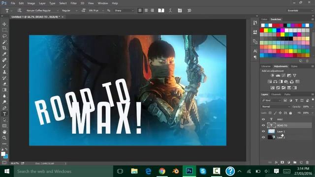 How To Make Thumbnail For Youtube Videos With Photoshop 2016 смотреть онлайн