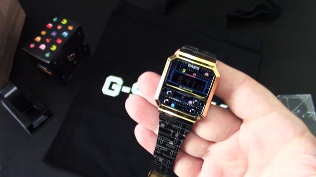Casio VINTAGE A100WEPC-1BER. CASIO×PAC-MAN COLLABORATION MODEL. Обзор часов.