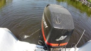 ВЛОГ#32. Катер Ладога 2. Mercury 75.  Первый запуск. С ветерком.