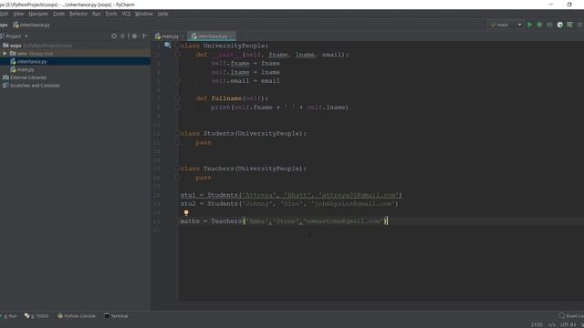 Python OOPS Concepts 2 - Inheritance and Subclasses | Object Oriented Programming смотреть онлайн