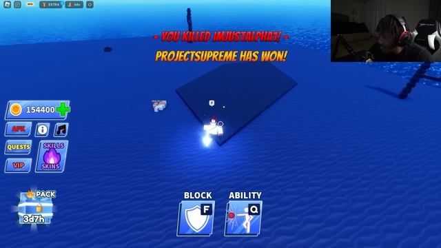 I Used An AUTOCLICKER in Roblox Blade Ball смотреть онлайн