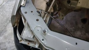 Замена лонжерона и передка на Калине