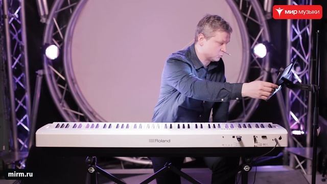 Обзор портативного цифрового пианино Roland FP-30 смотреть онлайн