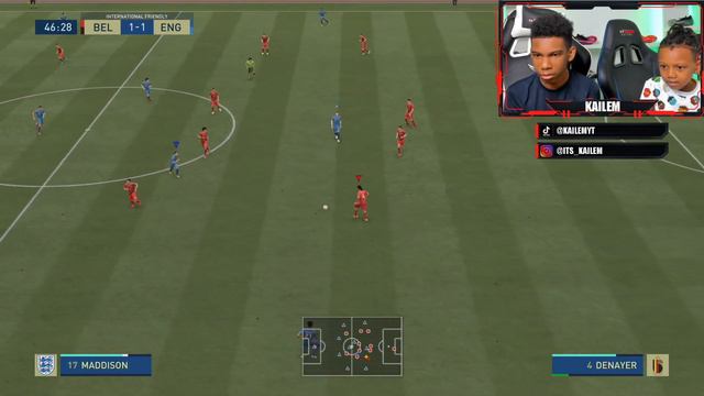 Can I Beat My Little Brother At FIFA 21 🏴󠁧󠁢󠁥󠁮󠁧󠁿England Vs Belgium 🇧🇪