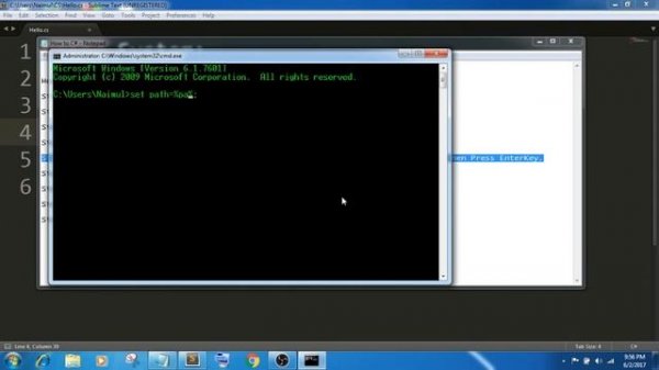 How to create and run C# program using CMD