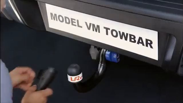 Model VM Towbar, mounting and dismounting смотреть онлайн