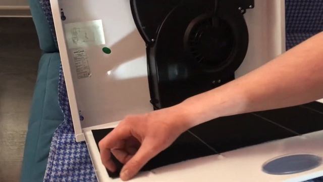 Распаковка - Вытяжка плоская Krona Ermina 600 white PB / КА-00001062 смотреть онлайн