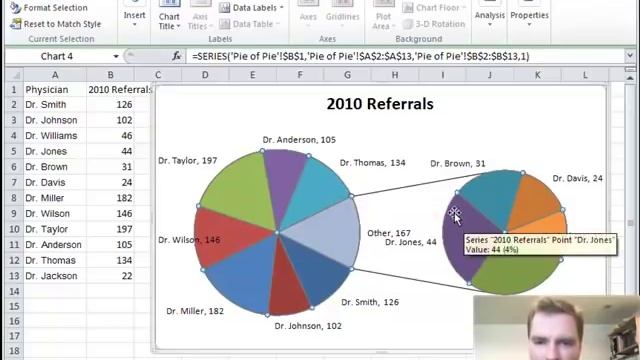 Excel Video 128 Pie of Pie Charts смотреть онлайн