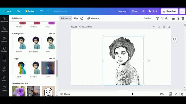 Photo into a Sketch in Canva | Tutorial- 32 смотреть онлайн