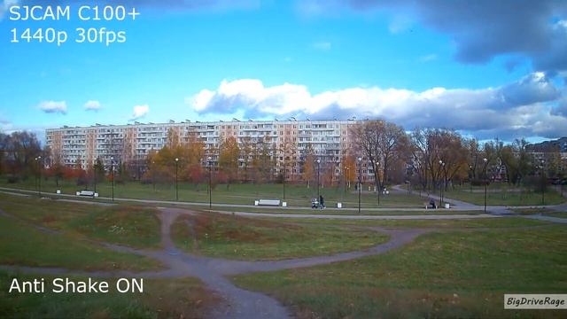 Сравнение стабилизации SJCAM C100+. Comparison Of SJCAM C100+ Stabilization