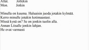 ФИНСКИЙ ЯЗЫК ДО АВТОМАТИЗМА. УРОВЕНЬ А2. МЕСТОИМЕНИЕ JOKIN.
