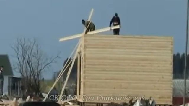 Садовый дачный дом из профилированного бруса смотреть онлайн