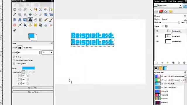 GIMP-Tutorial: Text mit Spiegeleffekt смотреть онлайн