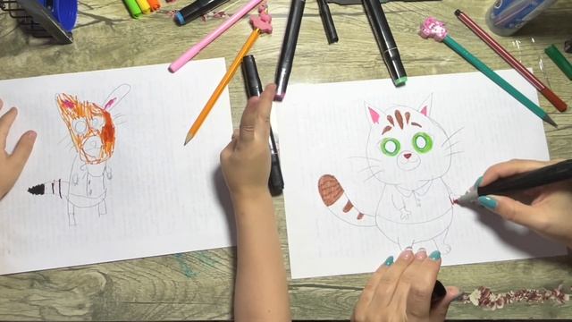 How to draw Bubbu my virtual pet cat | Как нарисовать котика Бубу из игры Мой виртуальный питомец смотреть онлайн