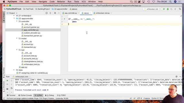 033 :: Python - Tidy Code and Create App Controller for GUI смотреть онлайн