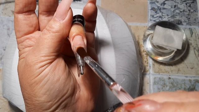 *181*Самозамес Камуфлирующего Геля!Тестирование!Наращивание "Миндаль" Этим Гелем.Часть 1. смотреть онлайн