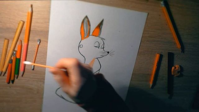 Как нарисовать лисичку? смотреть онлайн