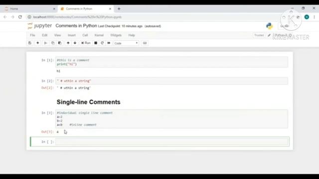 chapter-9 Comment in PYTHON class-7 смотреть онлайн