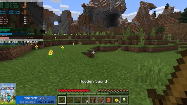 ASUS TUF A15 FA506 - Minecraft benchmark test (AMD Ryzen 7 4800H, GTX 1660 Ti) смотреть онлайн